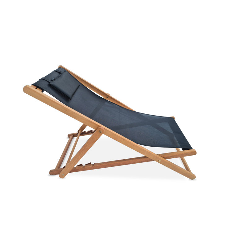 Alice's Garden Folding Deck Chair with Cushions Wayfair.co.uk